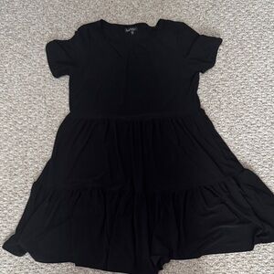 Nicole Miller Black Casual Dress